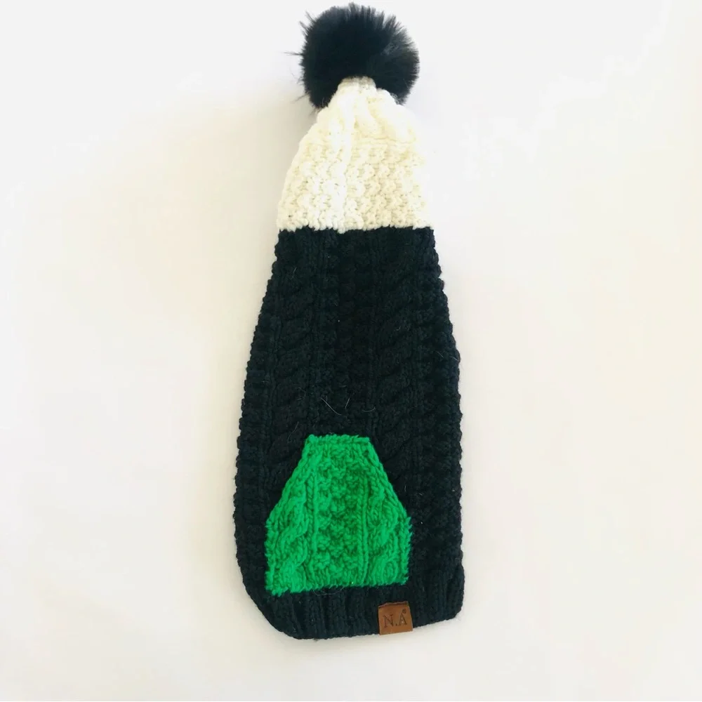 Knit Cat or Small Dog Sweater with Hood